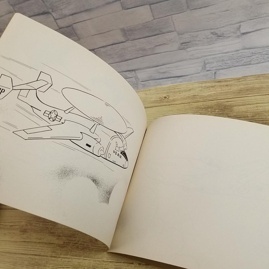 期間限定特価】塗り絵[ぬりえ ひこうき・ふね] 発行年不明 昭和レトロ
