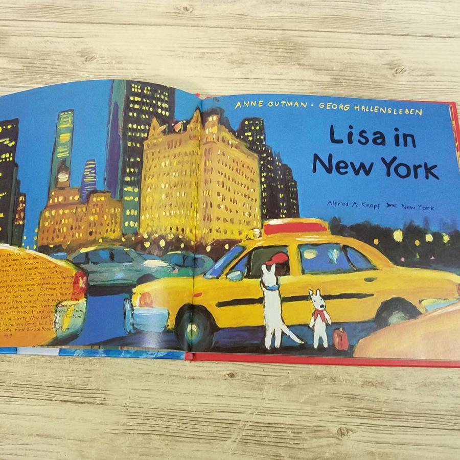 外国語絵本[リサとガスパール 英語版 Lisa in New York] 洋書 リサ