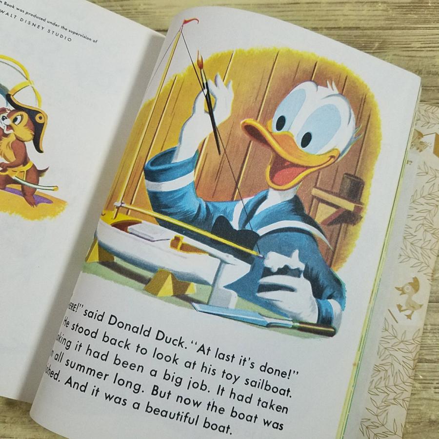 外国語絵本[ディズニー ドナルドダック DONALD DUCK'S TOY SAILBOAT