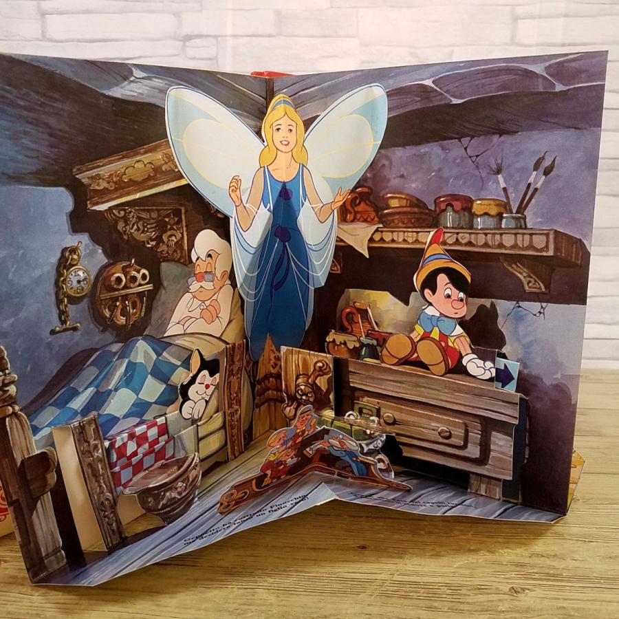 仕掛絵本[ディズニー ピノキオ メリーゴーラウンドしかけ絵本 WALT