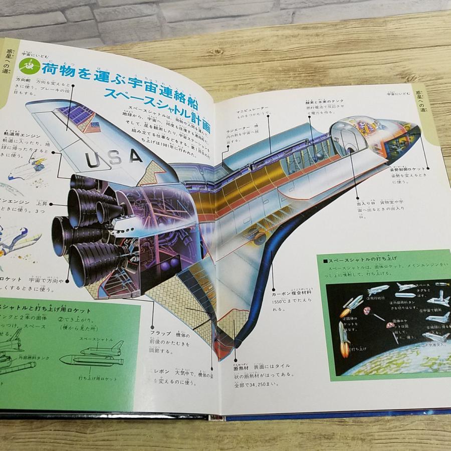 期間限定特価】図鑑[学研の図鑑 宇宙飛行の図解（箱無し）] カラー図版