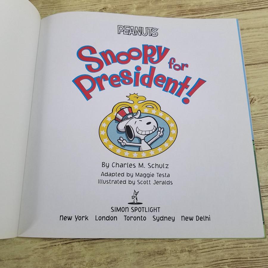【未開封】スヌーピーモノポリー海外版 外国語絵本[ピーナッツ スヌーピーの大統領選 PEANUTS Snoopy for