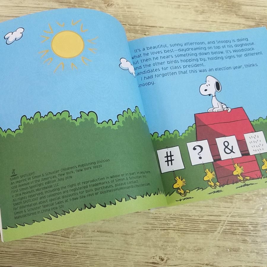 外国語絵本[ピーナッツ スヌーピーの大統領選 PEANUTS Snoopy for