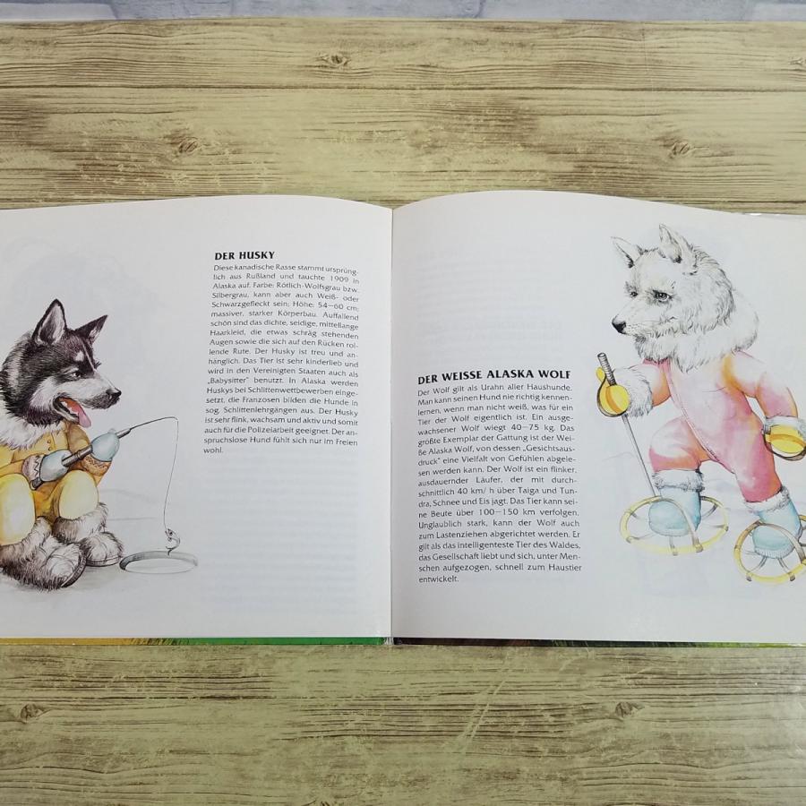 外国語絵本[HUNDEN 擬人化された犬の絵図鑑] 洋書 ドイツ語絵本 犬の