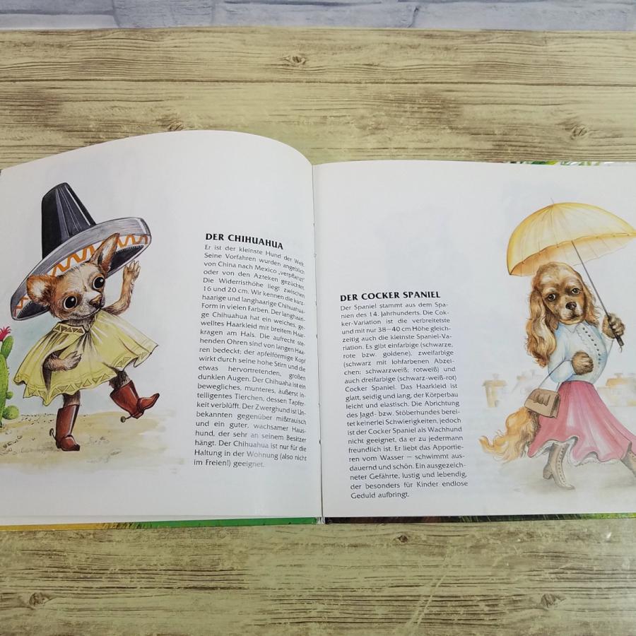 外国語絵本[HUNDEN 擬人化された犬の絵図鑑] 洋書 ドイツ語絵本 犬の