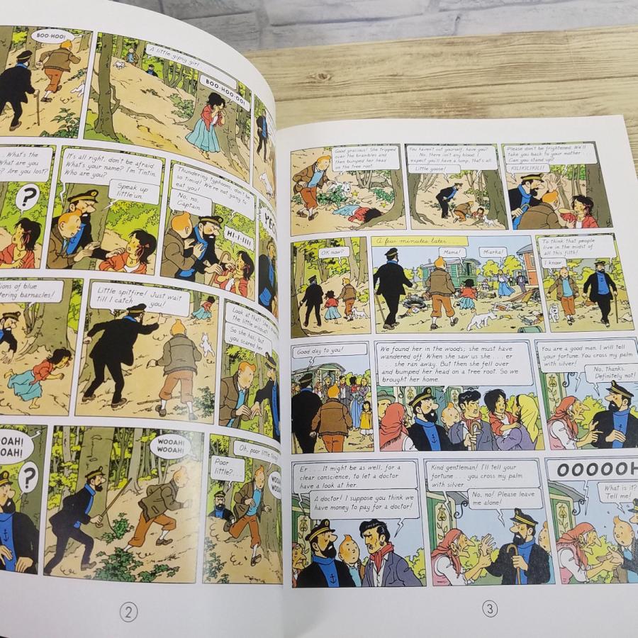 海外コミック[タンタンの冒険 英語版 THE CASTAFIORE EMERALD(ペーパー