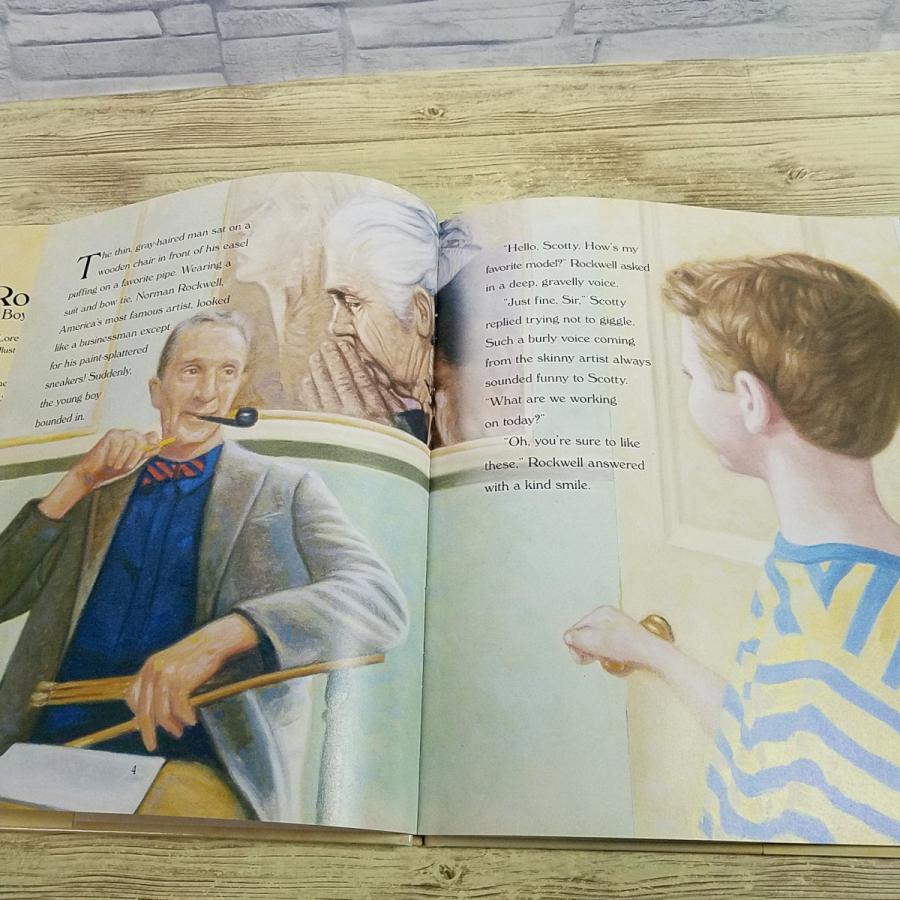 外国語絵本[ノーマン・ロックウェル 少年と犬 Rockwell: A Boy and His