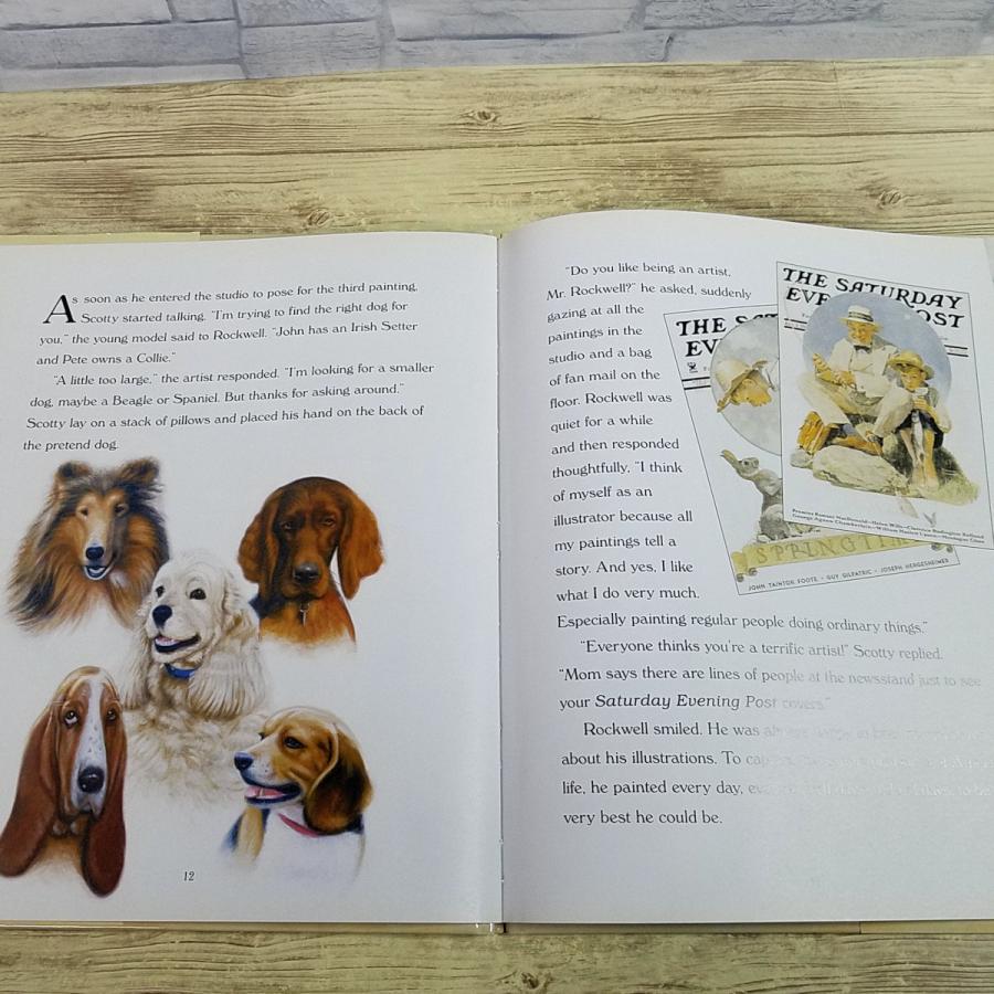 外国語絵本[ノーマン・ロックウェル 少年と犬 Rockwell: A Boy and His