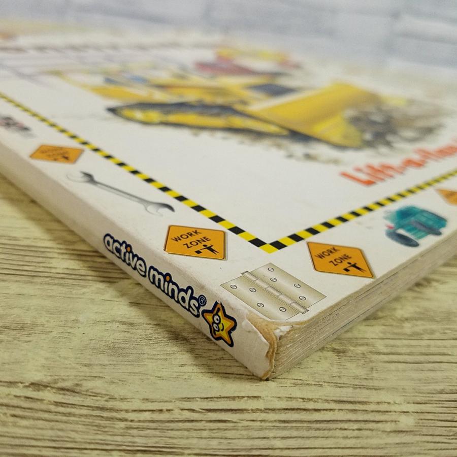 仕掛絵本[めくる絵本 はたらく車 Lift-A-Flap Construction] 洋書 英語