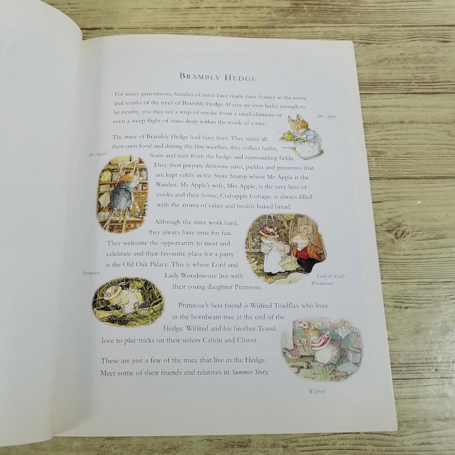 外国語絵本[のばらの村のものがたり BRAMBLY HEDGE SUMMER STORY