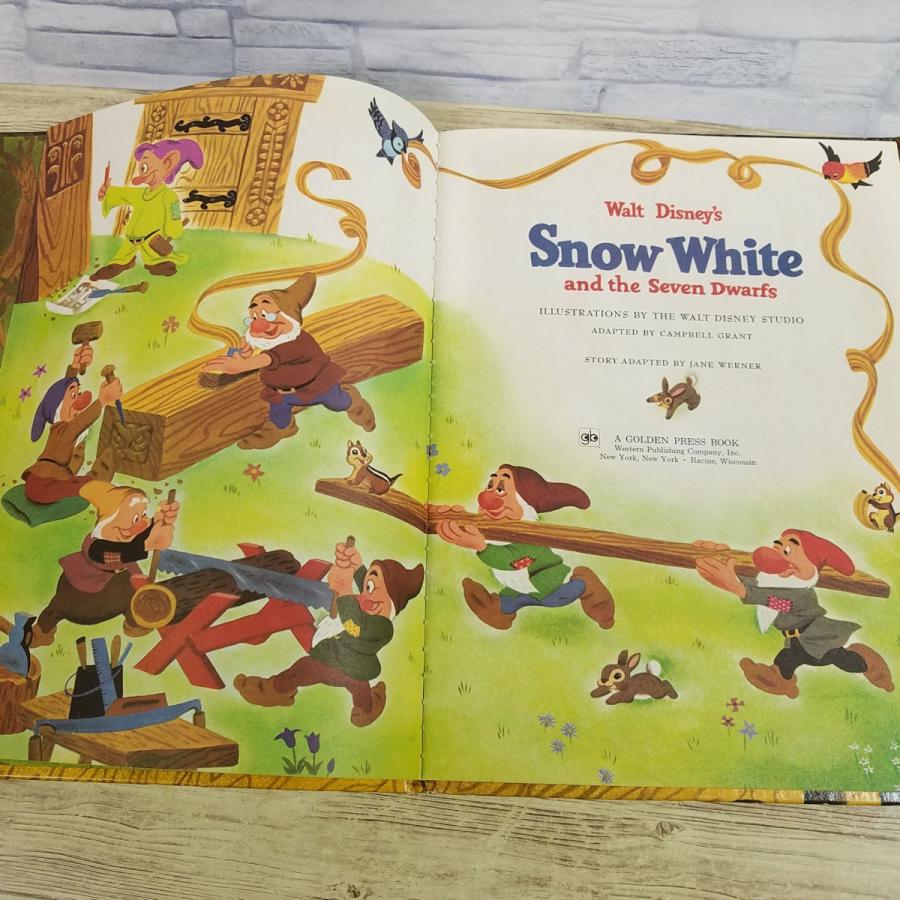 外国語絵本[ディズニー 白雪姫 Big Golden Book: Disney Snow White