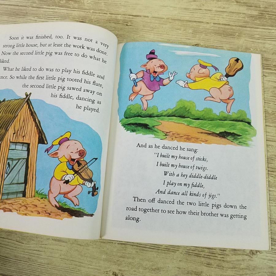 外国語絵本[ディズニー 三びきの子ぶた Walt Disney's The Three