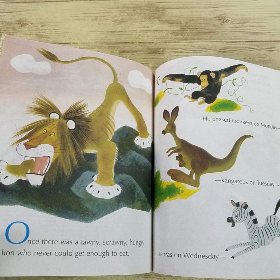 外国語絵本[やせっぽちのライオン Tawny Scrawny Lion] 洋書 英語絵本