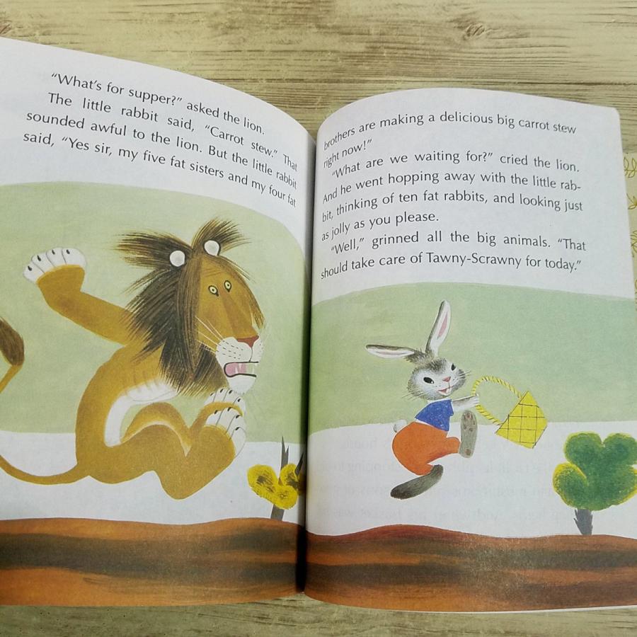 外国語絵本[やせっぽちのライオン Tawny Scrawny Lion] 洋書 英語絵本