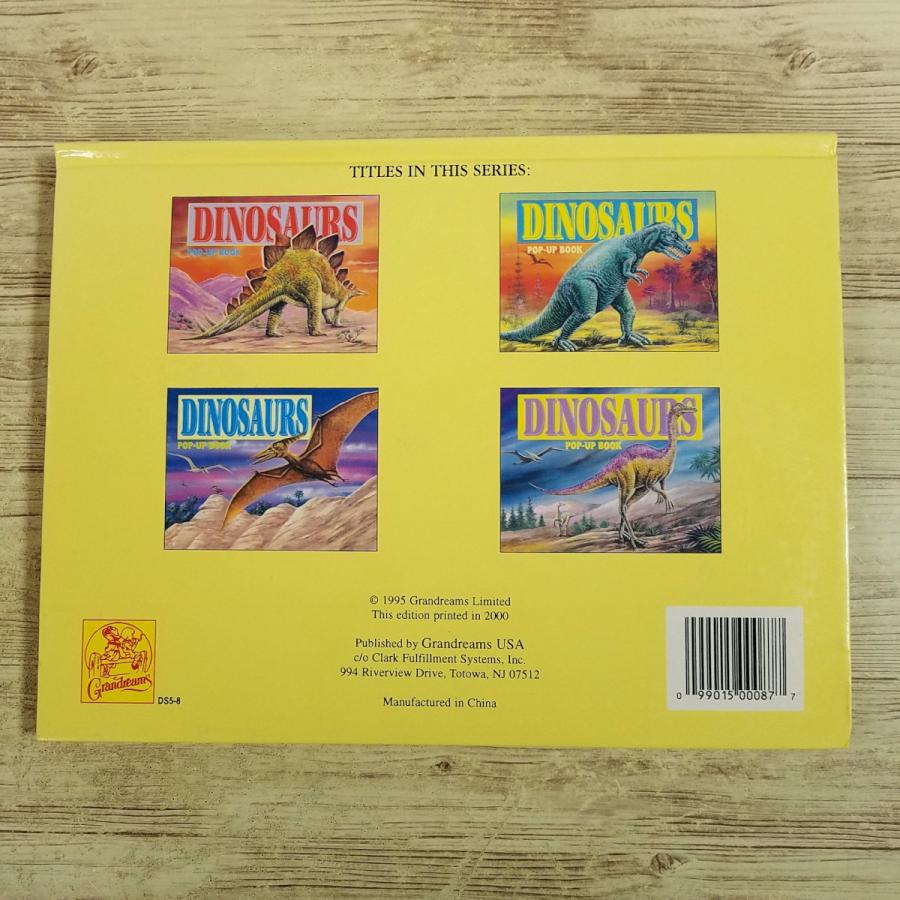 仕掛絵本[恐竜ポップアップ DINOSAURS POP-UP BOOK : Tyrannosaurus