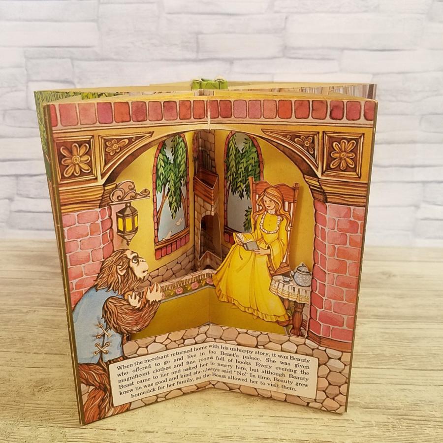 仕掛絵本[美女と野獣 メリーゴーラウンドえほん Beauty and The Beast