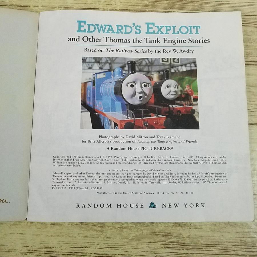 外国語絵本[きかんしゃトーマス Edward's Exploit and Other Thomas