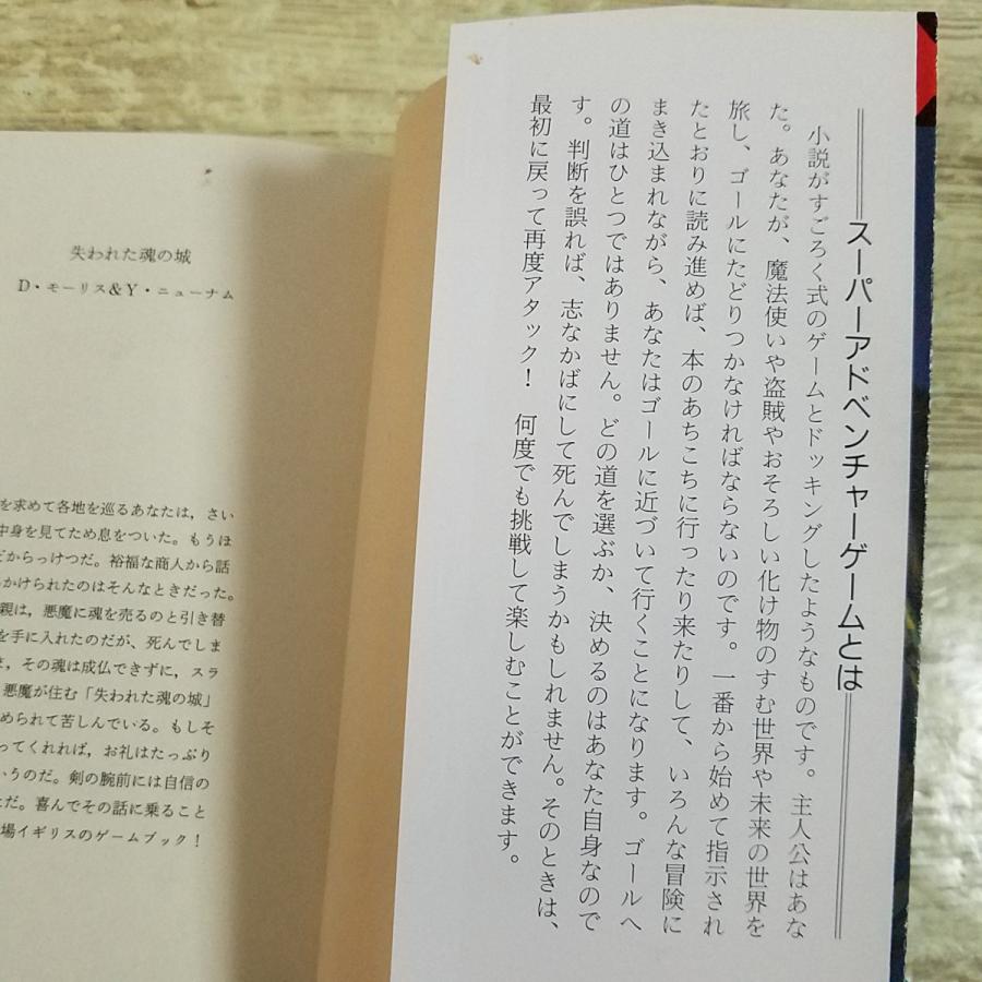 ゲームブック[(初版・シート付)失われた魂の城] 東京創元社 スーパー
