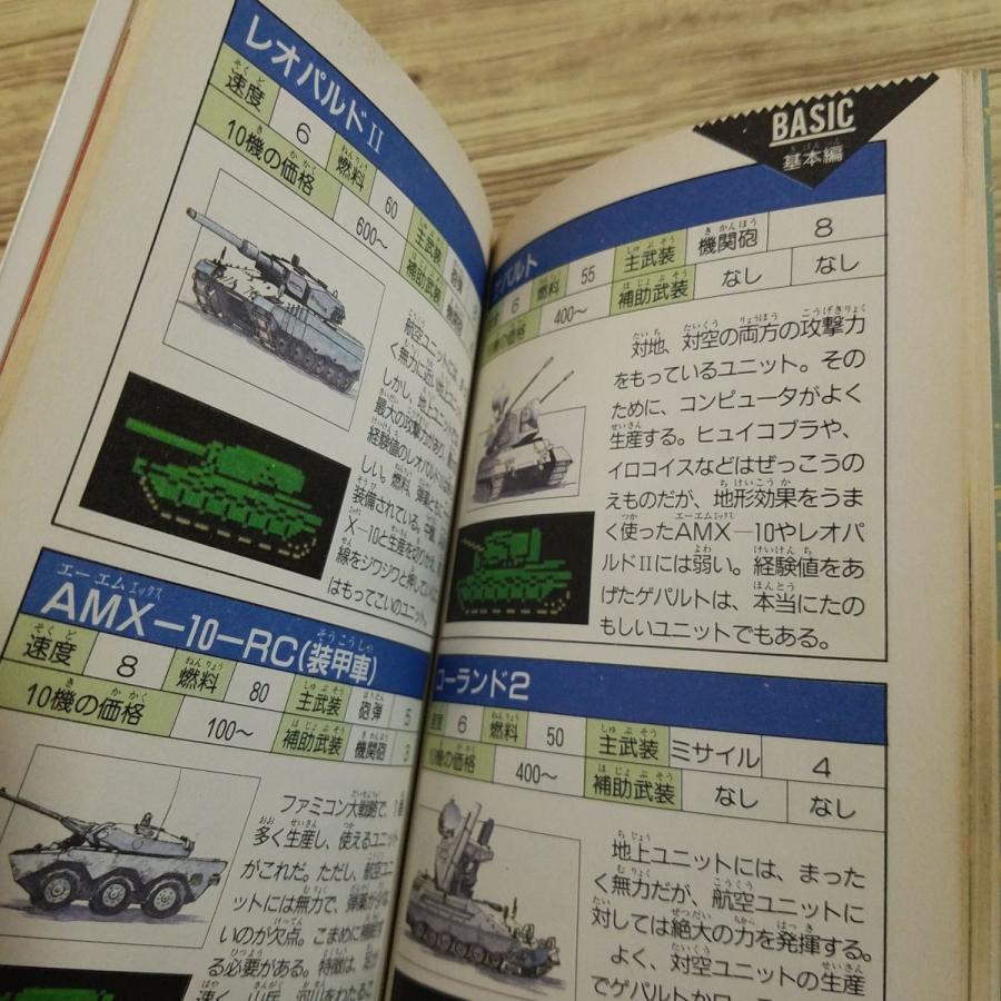 攻略本[大戦略 完全攻略テクニックブック（昭和63年10月初刷・訳アリ