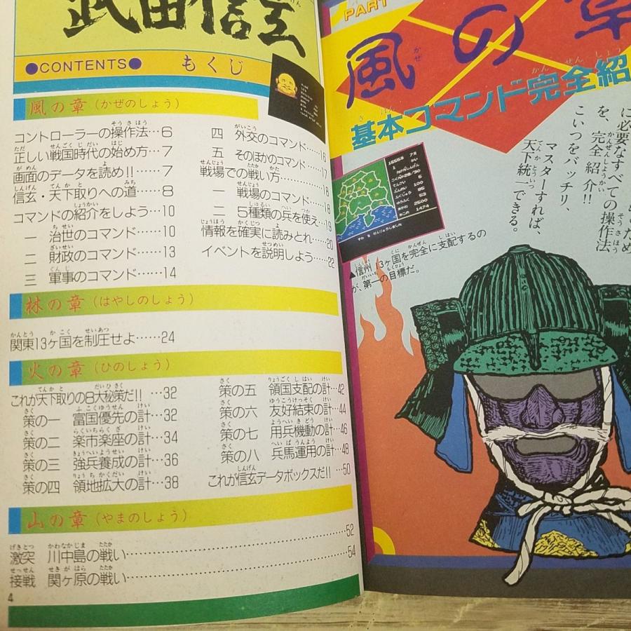 攻略本[武田信玄 完全攻略テクニックブック（難有り）] 歴史SLG 戦国