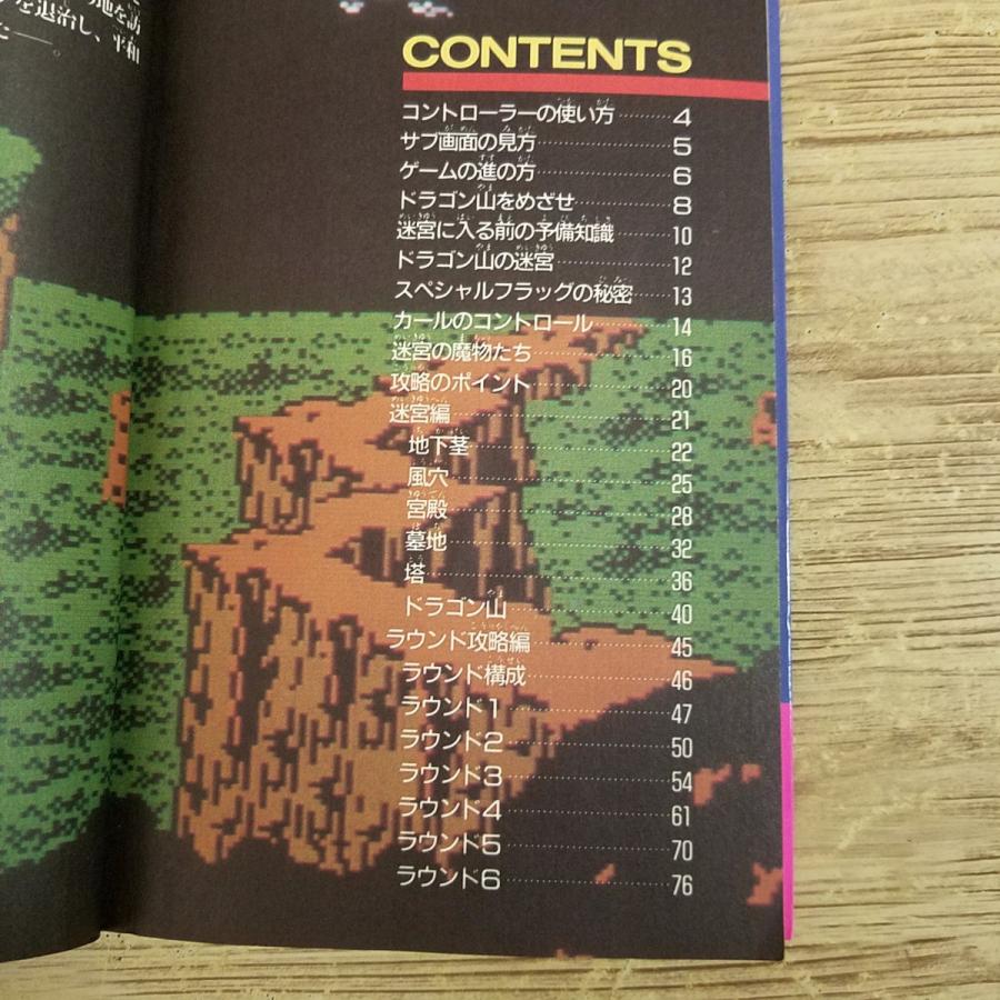 攻略本[ドラゴンバスターII 必勝攻略法] 全迷宮マップ公開 ファミコン