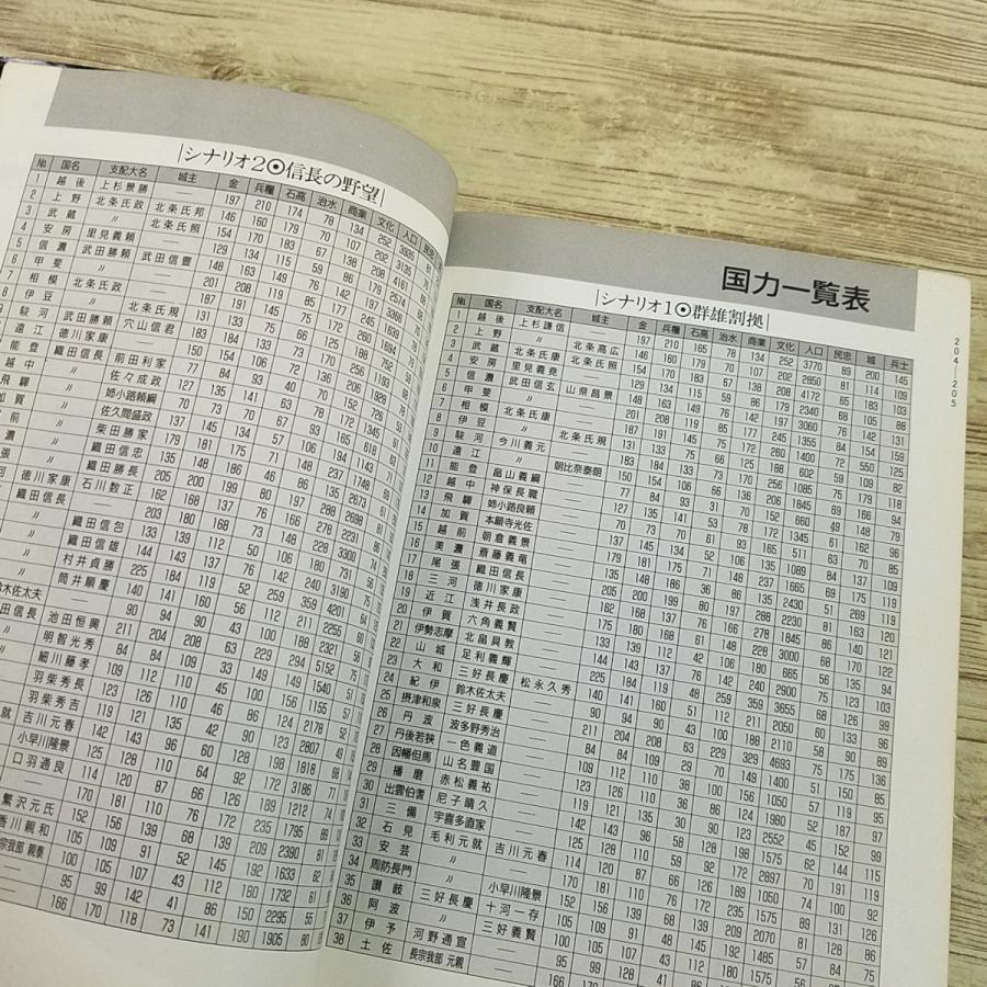 攻略本[信長の野望 戦国群雄伝ハンドブック(1989年4月初版・シワキズ