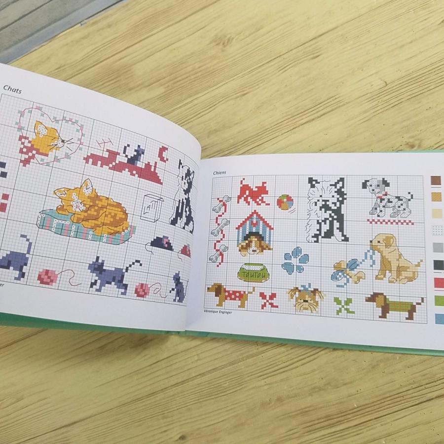 手芸系[小さなクロスステッチ図案集 300 motifs au point de croix