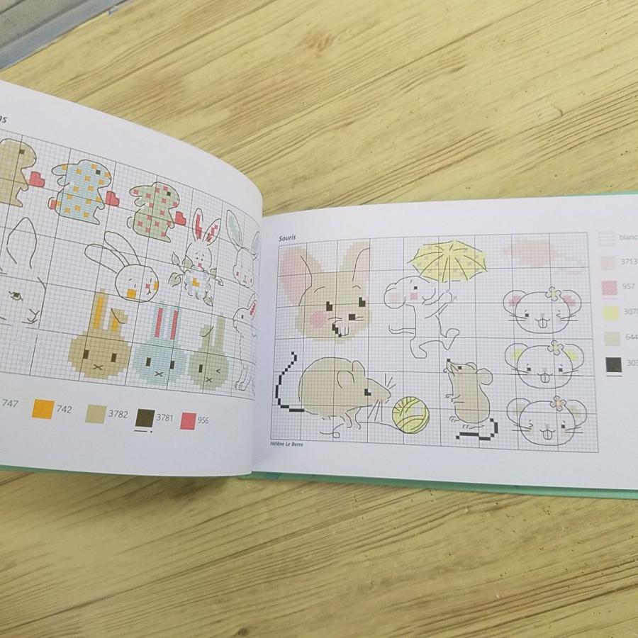 手芸系[小さなクロスステッチ図案集 300 motifs au point de croix