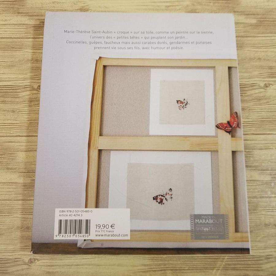 クロスステッチ図案本　Marie-Thererse Saint-Aubin 昆虫 クロスステッチ図案本 Marie-Thererse Saint-Aubin 昆虫 虫
