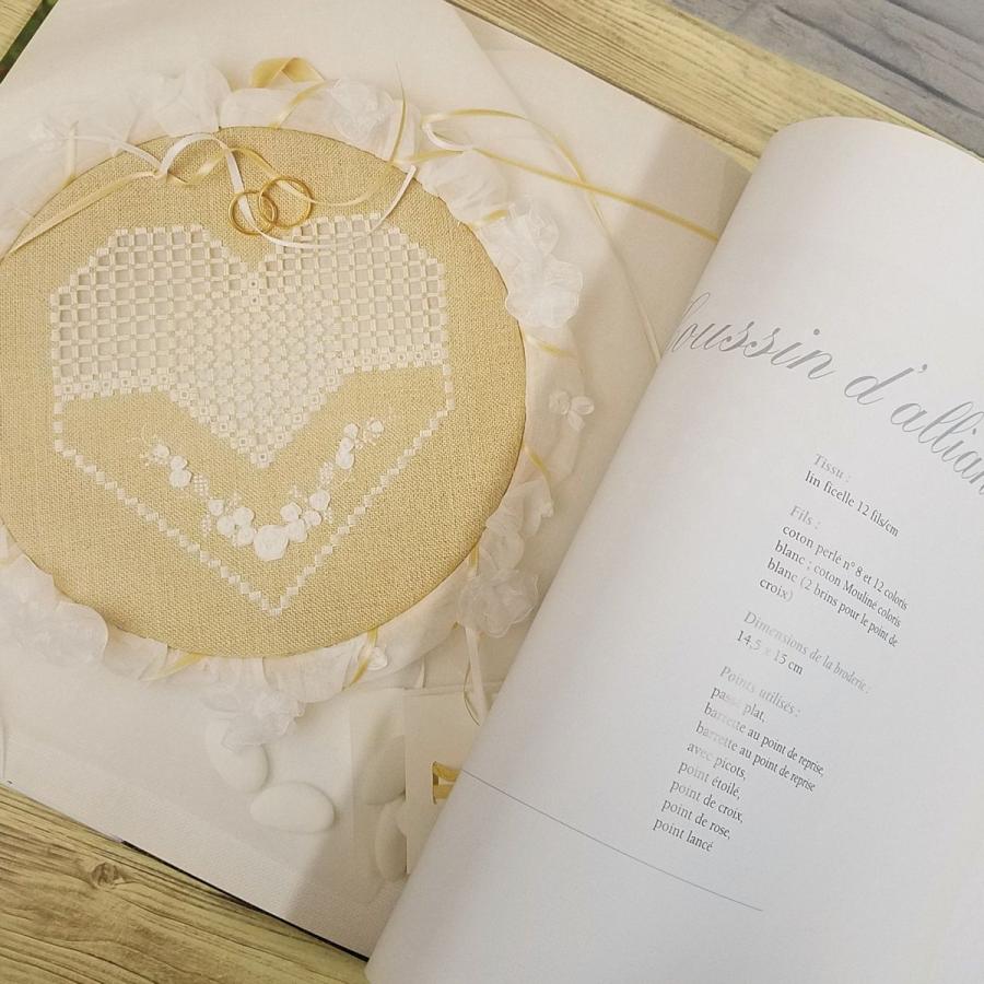 手芸系[ハートのハーガンダー刺しゅう図案集 Coeurs en Hardanger : Motifs et Techniques] MANGO PRATIQUE フランス語 洋書 |  | 10