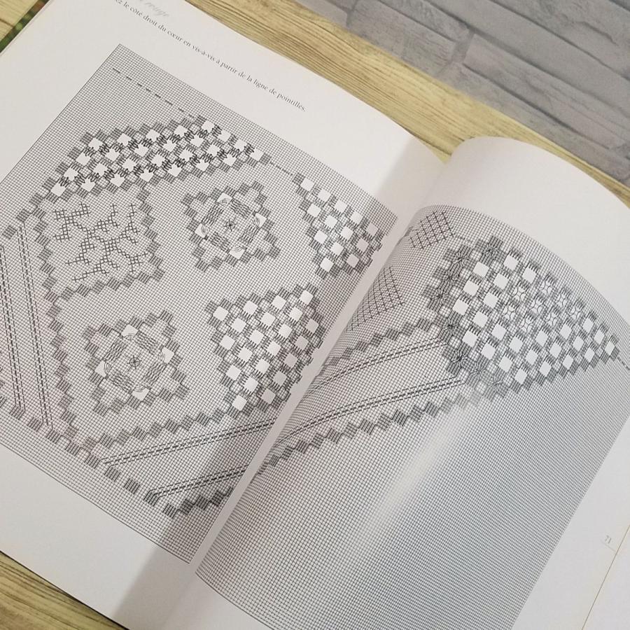 手芸系[ハートのハーガンダー刺しゅう図案集 Coeurs en Hardanger : Motifs et Techniques] MANGO PRATIQUE フランス語 洋書 |  | 11
