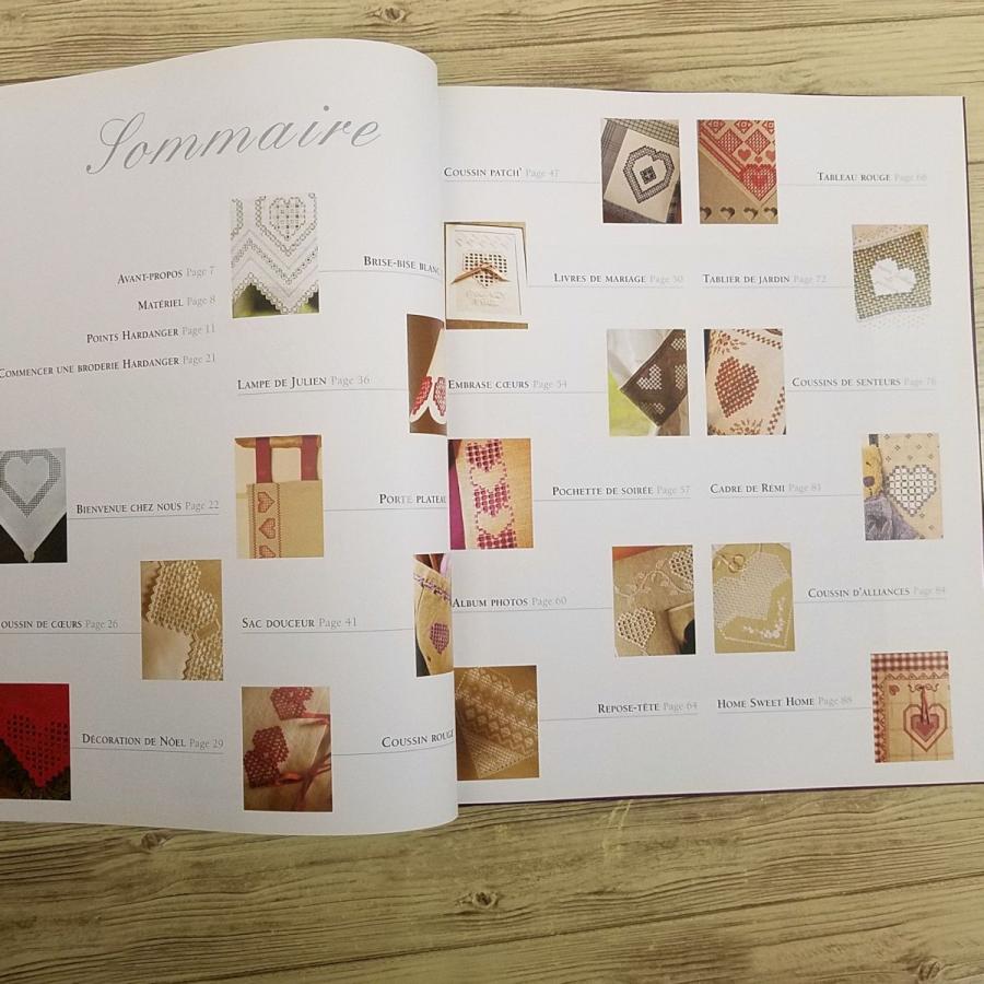 手芸系[ハートのハーガンダー刺しゅう図案集 Coeurs en Hardanger : Motifs et Techniques] MANGO PRATIQUE フランス語 洋書 |  | 05