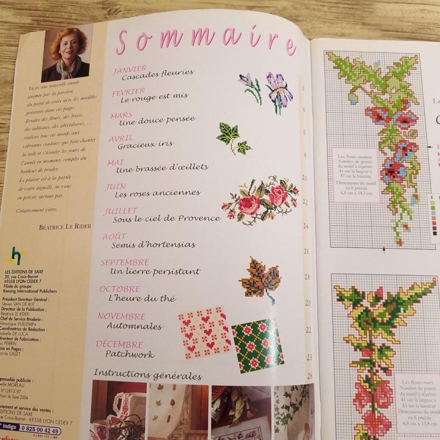 手芸系[12ヶ月の季節を彩るクロスステッチ図案集 Mains et MERVEILLES