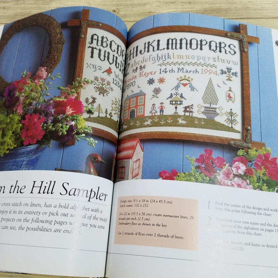 手芸系[伝統的デザインのクロスステッチ図案集 Sampler Motif Book