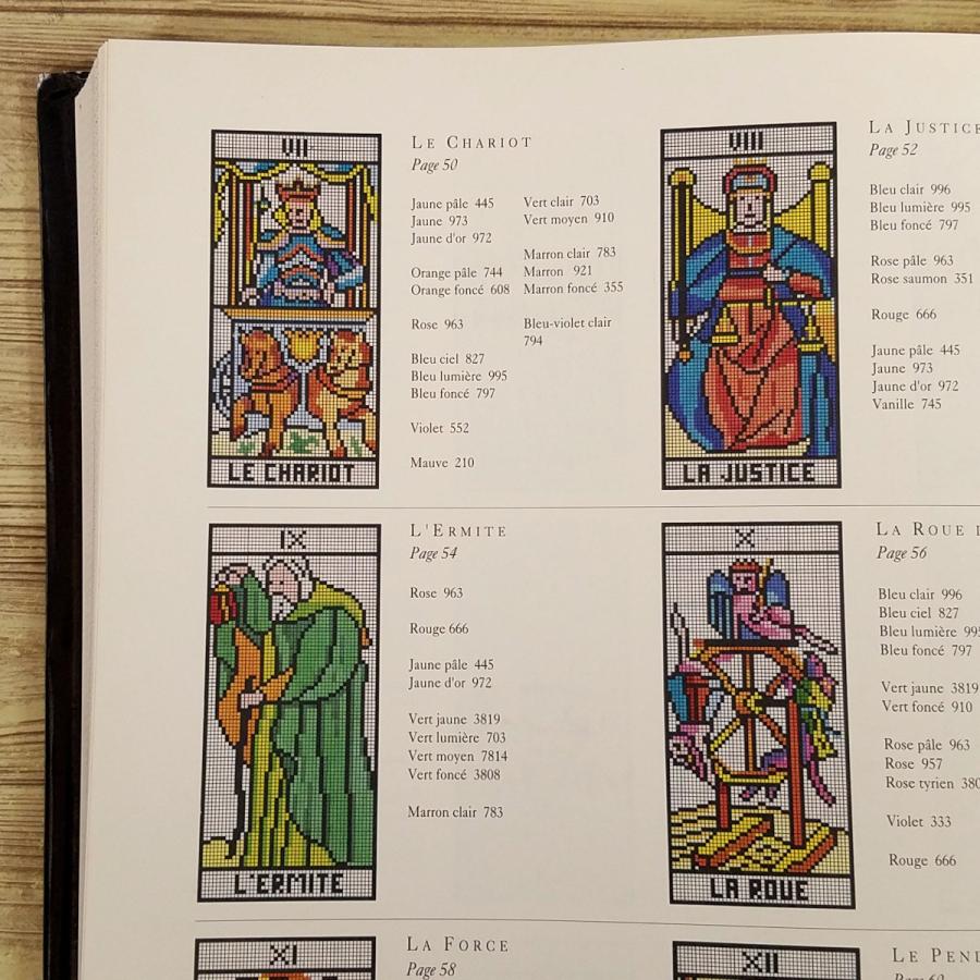 手芸系[タロットカードのクロスステッチ図案集 LE TAROT DU POINT DE