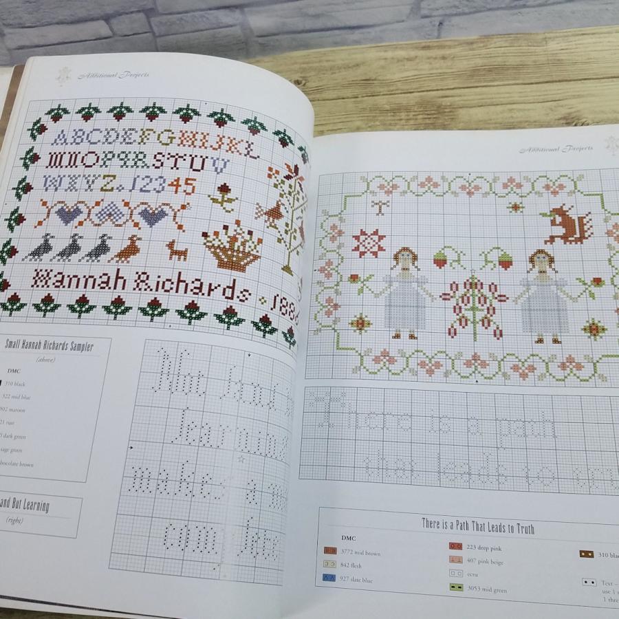 手芸系[クロスステッチ図案集 伝統的デザインのサンプラー Traditional