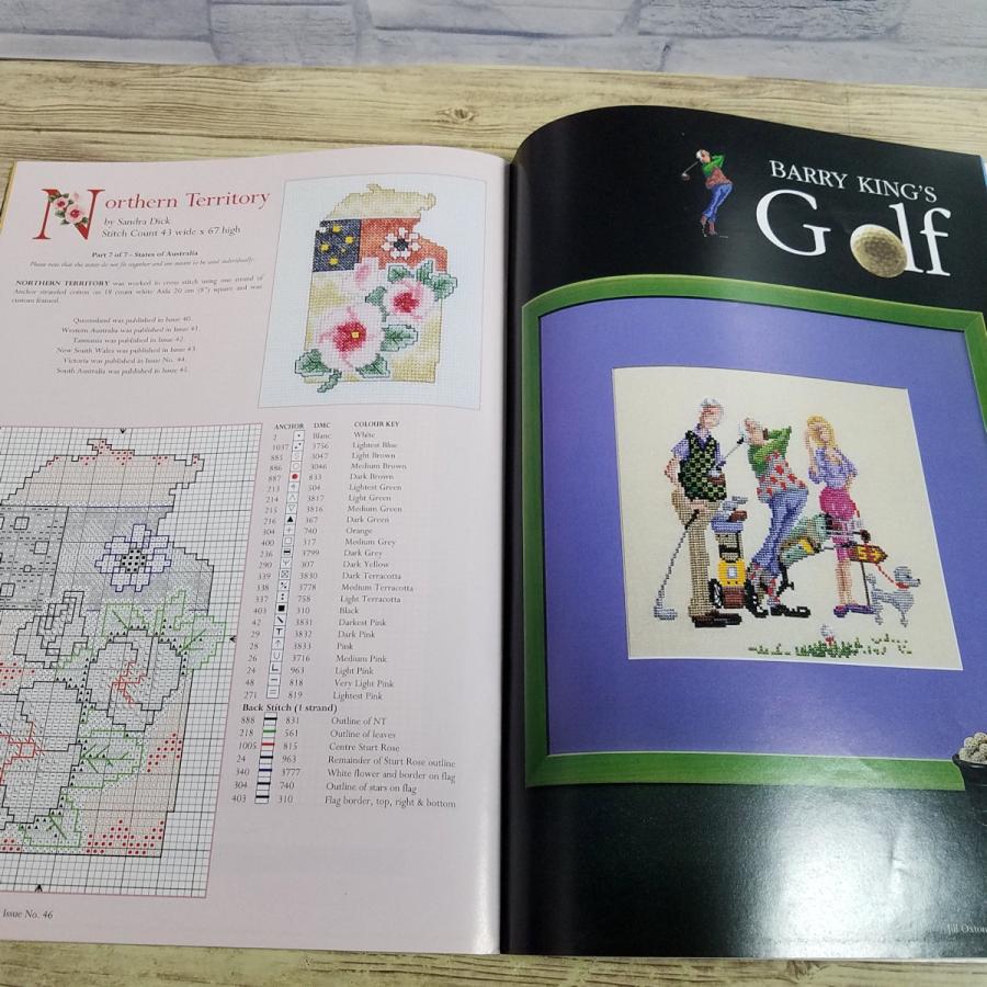 クロスステッチ　洋書 手芸雑誌[ジル・オクストン Jill Oxton's Cross Stitch & Beading