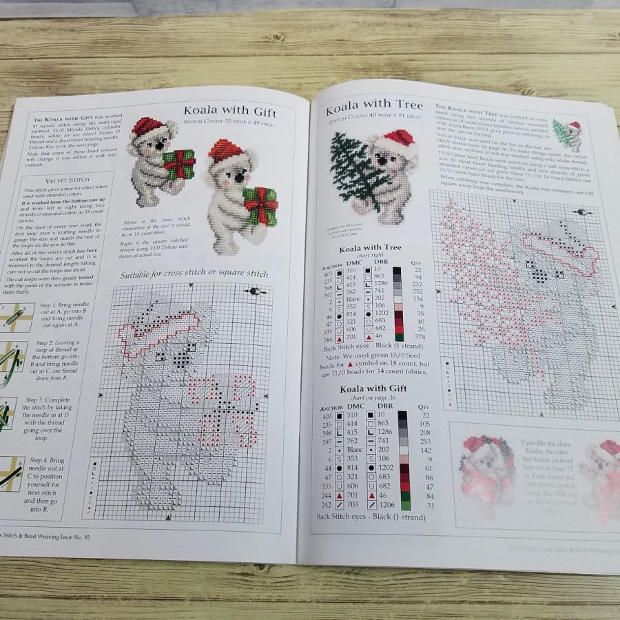 手芸雑誌[ジル・オクストン Jill Oxton's Cross Stitch ＆ Beading