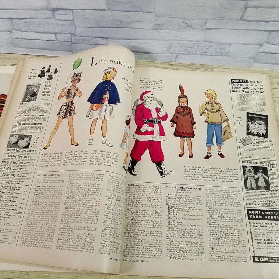 手芸雑誌[(傷みあり)マッコール McCall's Needlework Fall-Winter 1954