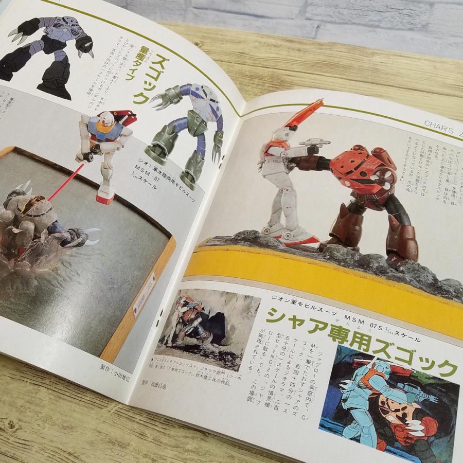 プラモ関連[SFプラモブック1 機動戦士ガンダム（昭和57年第1刷）（経年