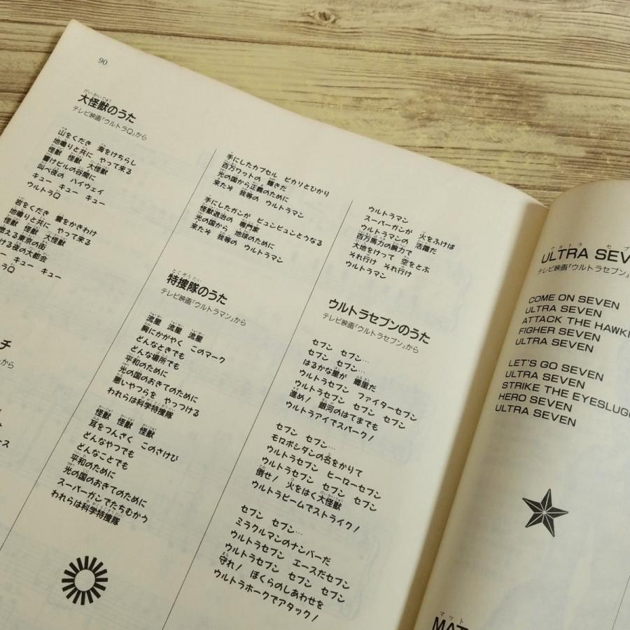 楽譜[楽しいバイエル併用 ウルトラマン全曲集（1991年10月発行・傷み