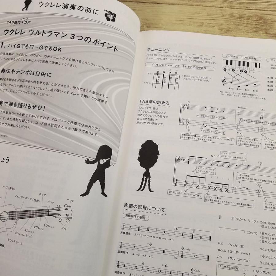 期間限定特価】楽譜[(模範演奏CD付)TAB譜付スコア ウクレレ