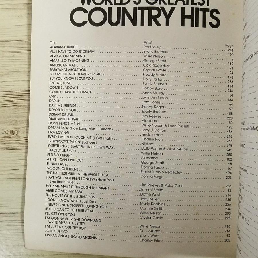 楽譜[ピアノ・ボーカル・ギター 世界の名曲カントリー・ヒット100選