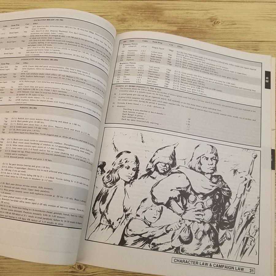 TRPG[ロールマスター 第2版 Rolemaster ＃1300 Character Law ＆ Campaign Law] 洋書 英語 ...