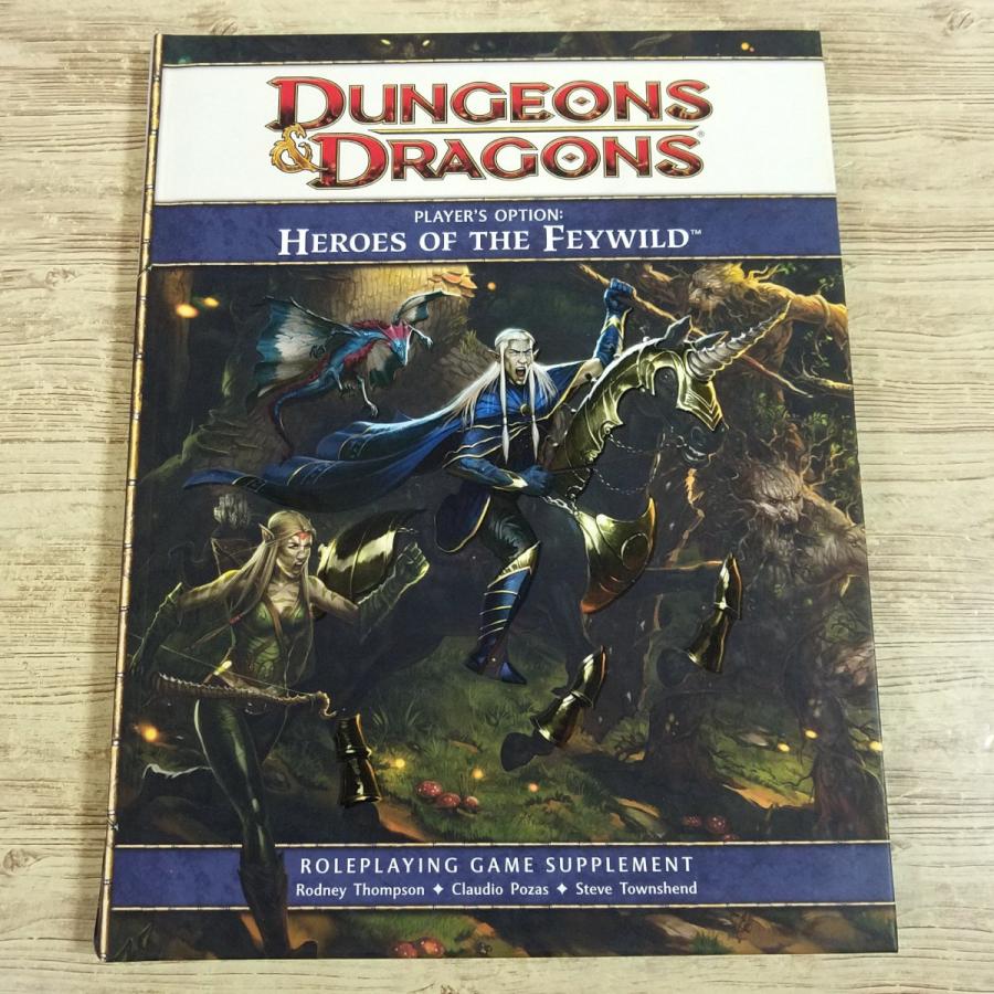 TRPG[ダンジョンズ&ドラゴンズ第4版 妖精郷の勇者 英語版 Player's