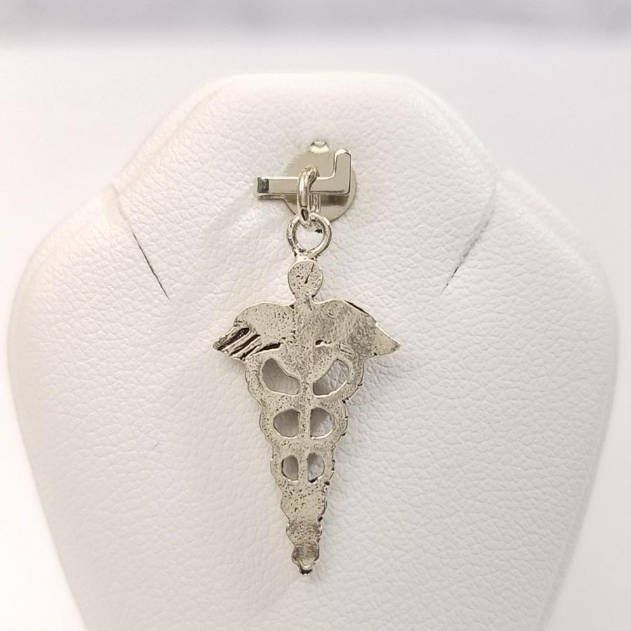 シルバーアクセ[シルバー925 ペンダント・トップ カドゥケウス 20mm
