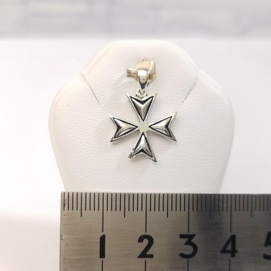 シルバーアクセ[シルバー925 ペンダント・トップ マルタ十字 シルバーアクセ[シルバー925 ペンダント・トップ マルタ十字