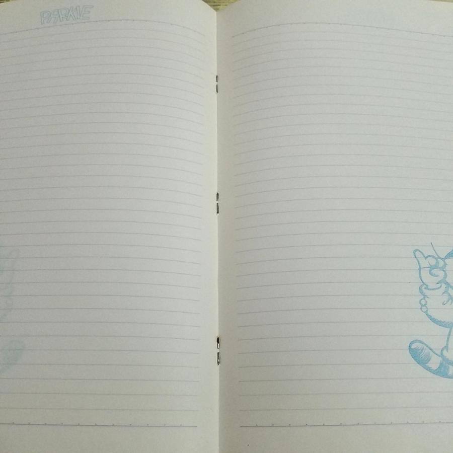 文房具[(未記入)キャラクターノート PARKIE: PHILOSOPHY CAT] B5サイズ