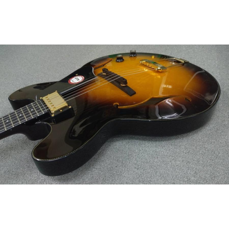 サンバースト セミホロウボディ セミアコ Seventy Seven Guitars / EXRUBATO-ONE SB(サンバースト) フル