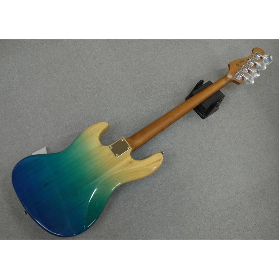 Bacchus GLOBAL Series WL4-ASH/RSM BLU-GRD(Blue-Gradation)クリアピックガード仕様 ローステッドメイプルネック バッカスベース【現物画像】_5